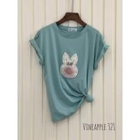 ราคา Vineapple 321เสื้อยืดติดดอกไม้ เสื้อแฟชั่นแขนสั้นแขนยาว เสื้อยืด Oversizeเสื้อผู้หญิงลายทาง สกรีน พิมพ์ลายเสื้อยืดคอกลมคอวีไซส์ใหญ่ Big size T shirt (17449407928)