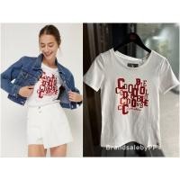 ราคา cc ooแท้100 เสื้อยืดผู้หญิงลายกราฟฟิก CC OO คอลใหม่ล่าสุด ไซส์xs xl (18860665235)