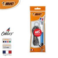 ราคา BIC บิ๊ก ปากกา 4 Colours Medium ปากกา 4สี ปากกาลูกลื่น น้ำหมึก4in1 หัวปากกา 1 0 mm ฟรีสายคล้องคอ (17815721745)