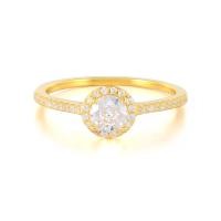 ราคา CANNER 100 925 Sterling Silver Ring for Women Zircon Crystal Diamond Finger Rings Silver 925 Jewelry Wedding Anillos Gifts (11373643206)