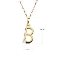 ราคา Gemondo จี้ทองคำแท้ 9 กะรัต 9K ตัวอักษร A B C D E F H J K M N O P R S T V W Y Z ประดับเพชรแท้ หรือ พลอยแท้ จี้ทองคำ จี้ทองแท้ จี้พลอย จี้พลอยแท้ จี้เพชรแท้ (12419385622)