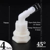 ราคา 4Sets 1 2 quot ABS Water Tank Connectors Aquarium Fish Tank Outlet Joints Bucket Connector Adapter Drain Pipe Fittings (14267784234)