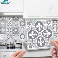ราคา 2024New สติกเกอร์ไวนิลติดกระเบื้องสติ๊กเกอร์ติดผนังกันน้ำสไตล์วินเทจห้องน้ำห้องครัวที่บ้านสติกเกอร์ติดผนัง24ชิ้น (21191615658)