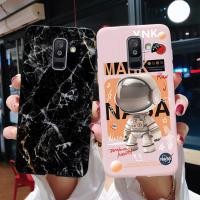 ราคา เคส A605F สำหรับ Samsung Galaxy A6 Plus เคสซิลิโคนแบบนิ่มหินอ่อนนักบินอวกาศสีดำสำหรับ Samsung A6 Plus A6 2018เคสโทรศัพท์ (17251026564)