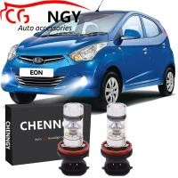 ราคา สำหรับ Hyundai EON 2010 2011 2012 6000K White Projector LED Fog Light Bulbs Kit เปลี่ยนชุดฮาโลเจน2 (16341507981)