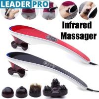 ราคา AC 220V Electric Infrared Cervical Vertebra Device Massager Vibrating Kneading Shoulder Back Neck Massage Shiatsu Body Relax (20745185533)