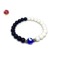 ราคา สร้อยข้อมือผู้ชาย Evil Eyes ดวงตาปีศาจ ประดับหินแท้ (17444534731)