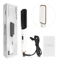 ราคา ผมที่หนีบผมตรงแปรง3 In 1ความร้อนหวีที่หนีบผมตรงไฟฟ้ายืดผมและหยิกเหล็กแปรงหวีดัดผมสำหรับผู้หญิง (20420797810)