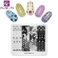 ราคา Kads แผ่นปั๊มเล็บดอกไม้แฟชั่นเล็บแม่แบบแสตมป์ DIY แม่แบบภาพเล็บปั๊มแผ่นเครื่องมือลายฉลุ (690566717)