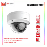 ราคา กล้องวงจรปิด Hikvision DS 2CE56D8T VPITF สินค้ารับประกัน 3ปี (20452606112)