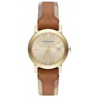 ราคา Burberry แผ่นนาฬิกาหนังสีน้ำตาลเคลือบโทนสีกุหลาบไดอัลสีโรสโกลด์33มม สำหรับผู้หญิงพร้อม BU9133รับประกัน2ปี (17478970073)