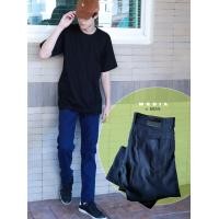 ราคา MEDIA กางเกงขายาว ผ้าสี ผ้ายืด ผู้ชาย ทรงกระบอกเล็ก สีกากี กรมท่า ดำ เขียวเข้ม SN C802 (18805709590)