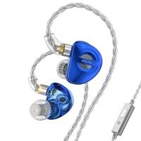 ราคา TRN MT4 Pro Renovated Dual Dynamic DriverssAll Around Performance Wired Earphone HiFi Headset In Ear Bass Monitor Headphones (20662434255)