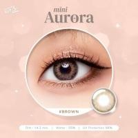 ราคา คอนแทคเลนส์ Mini Aurora Gray Brown ยี่ห้อ Kitty kawaii ค่าสายตาปกติ 700 คล้าย DNA (18339225610)