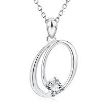 ราคา Frascati A Z เริ่มต้นตัวอักษรตัวอักษรจี้สร้อยคอ เงินแท้ 925 (1700008360)