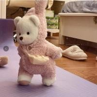 ราคา เสื้อผ้าตุ๊กตา Lina ทำมือรูปหมีขนาดกลาง30Cm ตุ๊กตากำมะหยี่หมีของเล่นน้อย Lina (19609918191)