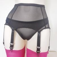ราคา ↂ HODRD Garter Belt 6 Straps Female For Stockings High Elastic Lingerie Suspender Fashion (19736178140)