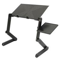 ราคา Portable Folding Stand Laptop Table Adjustable With Mouse Pad Extender Desk Computer Laptop Holder Accessories Laptop Stands (19720257684)