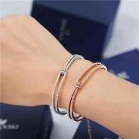 ราคา สินค้าพร้อมส่งในไทยของแท้100 Swarovskiของแท้Swarovskiแท้ swarovski กำไลข้อมือ สร้อยข้อมือ Swarovski LIFELONG swarovski กำไล สวารอฟส ของแท้ 100 ของขวัญวาเลนไทน์ swaroski swalovski swar (18678071361)