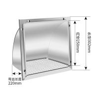 ราคา 304 ฝาปิดกันลมผนังภายนอกสแตนเลส ผ้าคลุมกันฝน พัดลมดูดอากาศในครัว พัดลมดูดอากาศ ฝาปิดช่องระบายอากาศทรงสี่เหลี่ยม (20462180152)