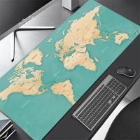 ราคา Gaming Mouse Pad Large Gamer Computer Mousepad Table 900x400mm Big Mat World Map XXL Keyboard Desk Mousepad for Laptop Notebook (20422785098)