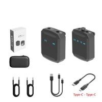 ราคา Gdjdgthd Audio 2 4G ไมโครโฟนสายคล้องคอสำหรับสัมภาษณ์บันทึกโทรศัพท์ IPhone DSLR (20210811485)