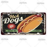 ราคา 2023 Fashion Hamburger Vintage Metal Sign License Plate Tin Sign Kitchen Decor Painting Bar Sign Home Wall Decoration Pizza Poster Gift (19900304093)