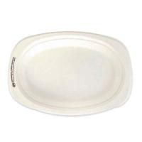 ราคา ARO เอโร่ จานวงรี ไบโอชานอ้อย 6 5 นิ้ว แพ็ค 50 ใบ จานกระดาษ จานชานอ้อย ชานอ้อย (19486005476)