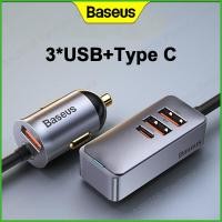 ราคา Baseus 120W PD ที่ชาร์จเร็วที่ชาร์จแบตในรถ QC 3 0 PD 3 0สำหรับ IP 14 13 12 Samsung Type C เครื่องชาร์จ USB เครื่องชาร์จโทรศัพท์ USB แบบพกพา (18990837194)