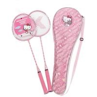 ราคา สาวสวยน่ารักไม้แบดมินตันคุณภาพสูง Raket คู่ Racquet Kittycat แร็กเก็ตฟรีกระเป๋าแบดมินตัน In Stock (18914809434)