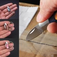 ราคา ของขวัญมีดจาก Ruying มีดคม EDC พวงกุญแจแบบพับได้ด้ามไม้ขนาดเล็กสำหรับมีดปอกตั้งแคมป์เครื่องมือป้องกันตัวเอง (19840362361)