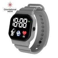 ราคา Gravitational Wave C3 12นาฬิกาอิเล็กทรอนิกส์เรืองแสงกันน้ำนาฬิกาดิจิตอลใส่ได้ทั้งผู้ชายและผู้หญิงหน้าปัด LED ทรงสี่เหลี่ยมสำหรับนักเรียนนาฬิกาอิเล็กทรอนิกส์ปรับได้ (13125190704)