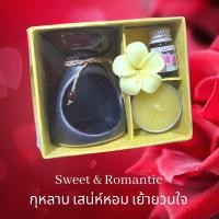 ราคา ชุดของขวัญสุดคุ้ม เตาอโรมา เซรามิค น้ำมันหอมระเหย 5 มล เทียนหอม สปา เทียนทีไลท์ เตาน้ำหอม เตาเทียน อโรม่า ของขวัญ (10401135086)