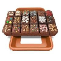 ราคา Brownie Pan แบ่งช่องบราวนี่ ถาดอบบราวนี่ แบบถอดก้นได้ 18 ช่อง ถาดอบ ถาดเคลือบ ชุดแบ่งบราวนี่ พิมพ์เทฟลอน ที่ตัดบราวนี่ (1014822762)