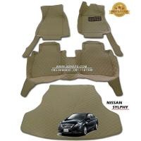ราคา พรมปูพื้นรถยนต์6D NISSAN SYLPHY สีครีม เต็มคัน รวมแผ่นปูท้ายรถ พร้อมส่ง (683636364)