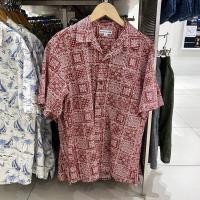 ราคา UNIQLO เสื้อคู่รักแขนสั้นสำหรับครอบครัวเสื้อผ้าผู้ชายแฟชั่นลำลองหลวมพิมพ์ลายเปิดคอปก444646 446998 (20347399854)