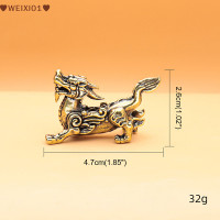 ราคา Nnuo มังกรสีทองนำโชคดี1ชิ้นรูปปั้นมังกรทองสิบสองรูปปั้นสัตว์รูปปั้นตกแต่งเดสก์ท็อป (20412210793)