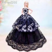 ราคา Genuine case for clothes doll barbie dress princess wedding dresses evening dress for barbie doll accessories outfits Clothing (18633383973)