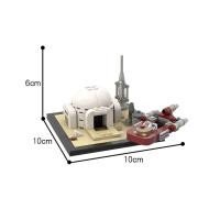 ราคา MOC Space Series Wars Desert Village Eisley Cantina Slums Home Escape From Jedha Fight Spacecraft Nano Falcon Building Block (16669503556)