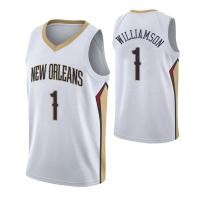 ราคา 2023ชุดเจอร์ซีย์ Nba Pelicans 1 Zion Embroidery ชุดบาสเก็ตบอลเสื้อเพลิแกนผ้าเจอร์ซี (17649090651)