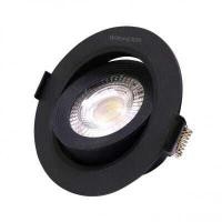 ราคา ลดล้างสต๊อก โคมดาวน์ไลท์หน้ากลม 3 5 นิ้ว LED 5 วัตต์ Daylight RACER รุ่น ADJ RD BK 5W DL สีดำ ECO ลดทั้งร้าน (19377748499)