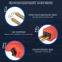 ราคา เครื่องเชื่อมพลาสติก50Wเครื่องเชื่อมพลาสติกพร้อมเล็บเชื่อม200PCSชุดซ่อมเชื่อมพลาสติกพร้อมคีมเครื่องเย็บกระดาษร้อนเครื่องเชื่อมพลาสติกสำหรับกันชนอัตโนมัติ ชิ้นส่วน (15913245122)