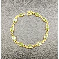 ราคา สร้อยข้อมือสังวาลย์หุ้มขอบหนาสวยสีเขียวมรกต งานเคลือบพิเศษเกรด A ยาว 16 20 ซม N1733A (15120356442)