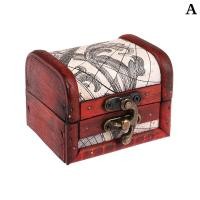 ราคา กล่องกล่องจัดเครื่องประดับสมบัติไม้ขนาดเล็กโบราณชั้นตู้จัดเก็บสมบัติของเก่ากล่องของขวัญกล่อง (19499904405)