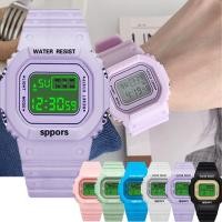 ราคา ILOVEDIY นาฬิกาผู้ชายอิเล็กทรอนิกส์นาฬิกาสะท้อนแสงดิจิตอลแบบเรียบง่ายสายหนังนาฬิกาข้อมือดิจิตอลสำหรับนักธุรกิจกันน้ำได้ (9142940328)