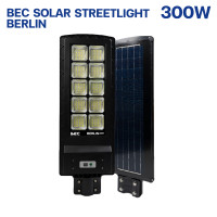 ราคา BEC โคมไฟถนนโซลาร์เซลล์ LED 30w 50w 100w 200w 300w รุ่น BERLIN Solar Streetlights พร้อมขายึด รีโมท IP65 (19715789063)