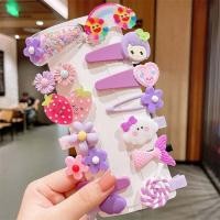 ราคา Korean Ins Cildren Hairpin Cute Baby Cartoon Fruit Card Paper Set Hair Accessories Broken Hair Clips (12708157086)