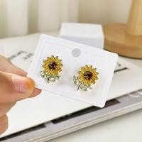 ราคา ต่างหูตุ้มหูดอกไม้นางฟ้าทิวลิปสีม่วงพู่ห้อยพลอยเทียมหรูหราต่างหูหมุดดอกทานตะวันแบบห้อยสำหรับงานแต่งงานของผู้หญิงของขวัญเครื่องประดับ (20869013286)