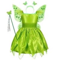 ราคา สาวดิสนีย์ทิงเกอร์เบลล์ชุดฮาโลวีนเครื่องแต่งกายเด็กสีเขียวTinkerbellแฟนซีนางฟ้าเจ้าหญิงคอสเพลย์พรรคเทศกาลชุด (20533395806)