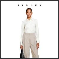 ราคา Sisley เสื้อเชิ๊ต สำหรับผู้หญิง CREAMY WHITE 54YTLQ05J (21282636578)